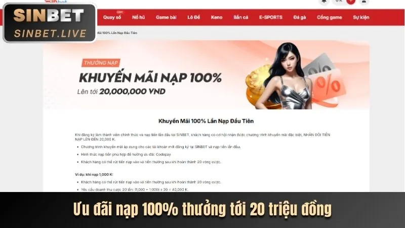 Thưởng Chào Mừng 3bet Đăng Ký